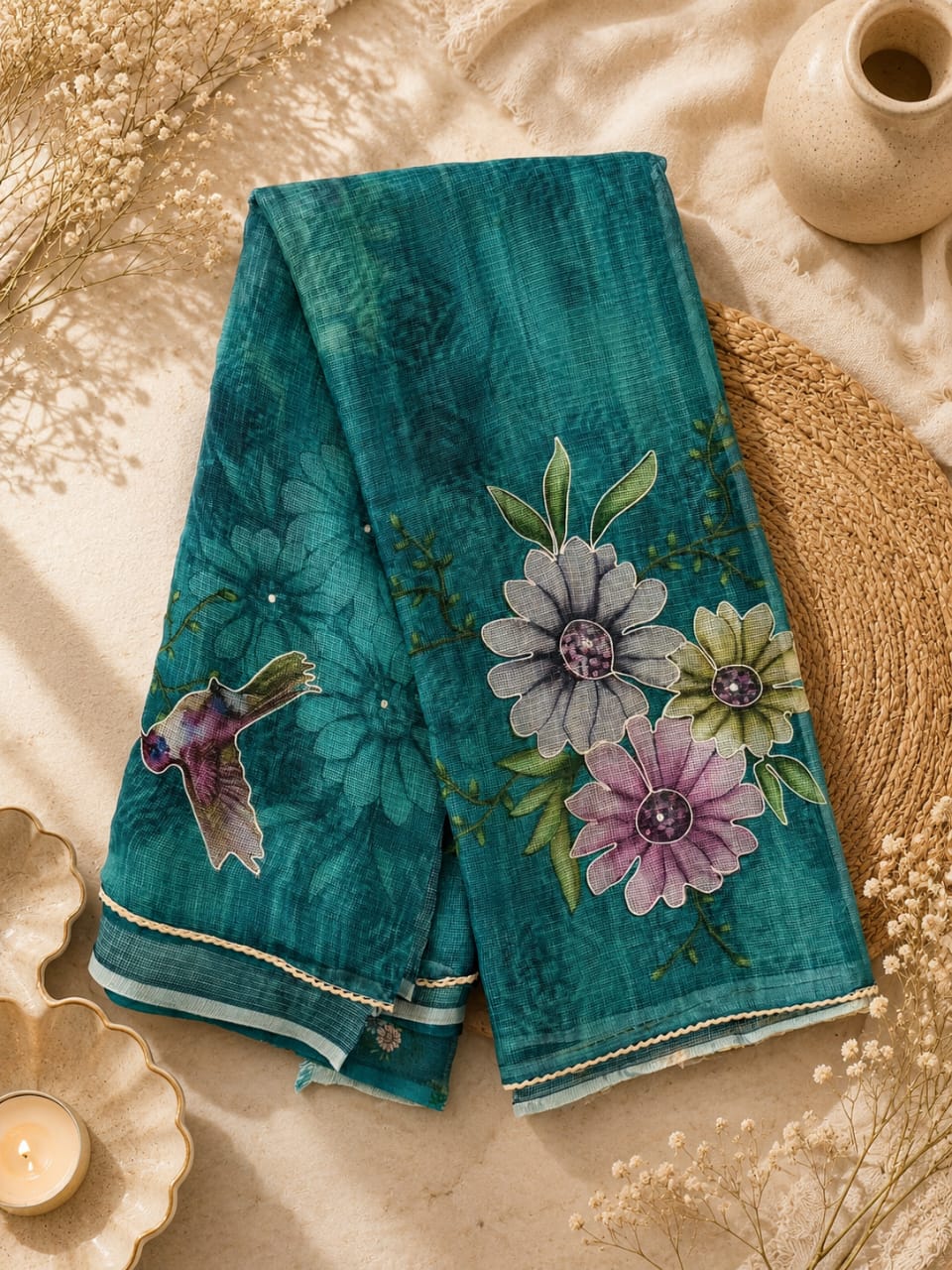 Teal Whisper Garden